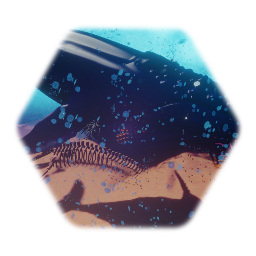 Humpback under water