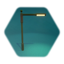 Rusty and Abandoned Street Lamp / Light