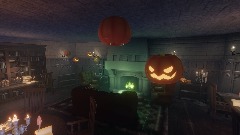 Hogwarts Halloween | Gryffindor decorations | Harry Potter