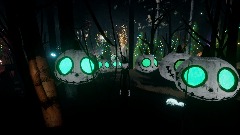 The nightmare before Christmas - forest movie scene! - WIP!