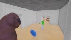 Kong in Baldi's schoolhouse