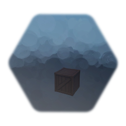 Destructable wooden crate