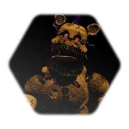 Nightmare Fredbear but rigged