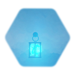 Mystical Blue Wall Lamp