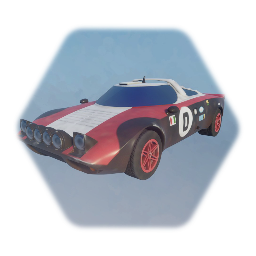 Lancia Stratos Rally Car
