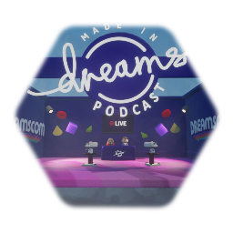 Made in Dreams Podcast DreamsCom '22 Booth
