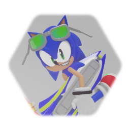Sonic The Hedgehog (SONIC RIDERS OUTFIT) (WITH BOARD)