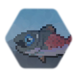Pixel art Huchen (Danube Salmon)
