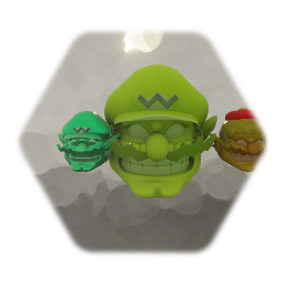 The Wario Green Family Apparition Head