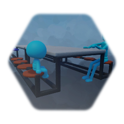 School Cafeteria Table