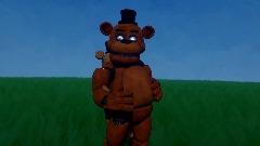 Freddy Fazbear tries out his new Snazzy faz-jetpack!