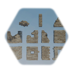10-piece Modular Ruins Kit
