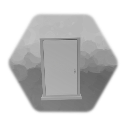 Simple door with a hinge