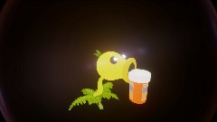 Pea shooter takes his normal pills