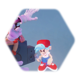 Remix of Cel shaded BF but i animated it