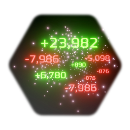 Perfect Damage and Healing number display chip