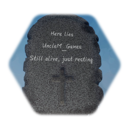 All Hallows' Headstone Say Uncle