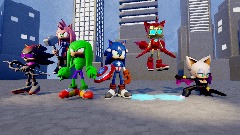 Sonic the Hedgehog characters as The Avengers