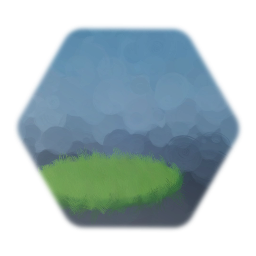 Green wavy grass patch