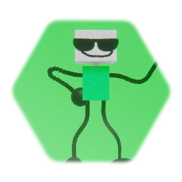 somewhat stylized arty