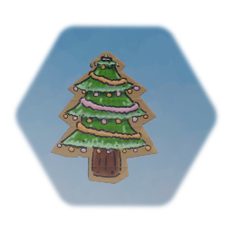 Cardboard Festive Fir Tree - TCCB27