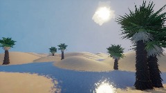 Sandstorm at the Desert Oasis