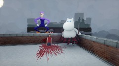 Oh hi mark but its Waluigi and a moomin