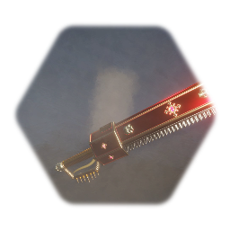 Chaos chainsword, animated chainsaw blade