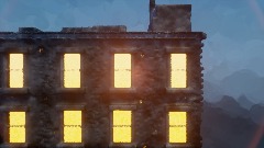 Remix of Textured Beatup Background Building