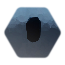 1 pure black gemstone