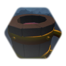 Wooden Tankard With Rum