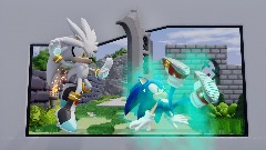 Enjoy the moment with Sonic and Silver in Kingdom Valley!