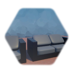 Leather couch and chair