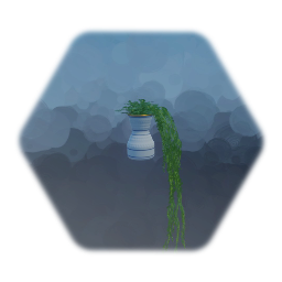 Skystone Vase with Vine