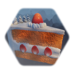 Strawberry Cake Slice