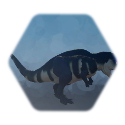 The Isle Acrocanthosaurus Dark Shadow Skin.