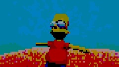 you vs Homer Dreams version But game Boy color