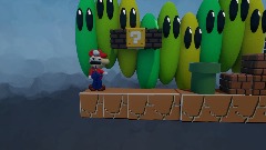 Mario poops in a pipe