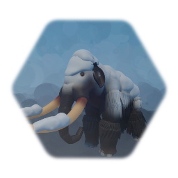 Woolly Mammoth with Snow