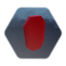 1 red gemstone