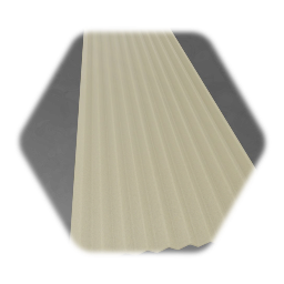 Corrugated Plastic Sheet - Cream