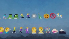 🎃 Emojis part 3¼ 🧟‍♂️ 🏃‍♀️