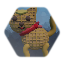 3D Waffle Cat
