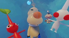 Louie eats red and white pikmin and dies