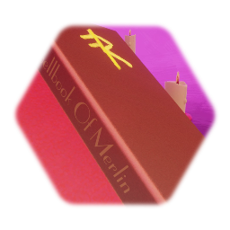 Magical Spellbook With Animated Glowing Rune