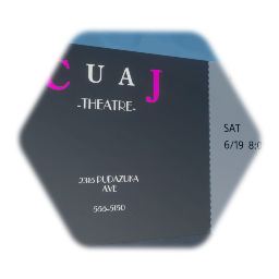 Cutaia Unexciting Asset Jam-Movie Theatre (Ticket-TJoeT1)