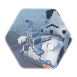 STAR WAR   Storm trooper Race car
