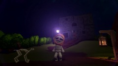 Marvin the ghouls house- in the yard