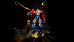 Optimus Prime on Base