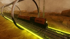 Train ride on the Red Planet